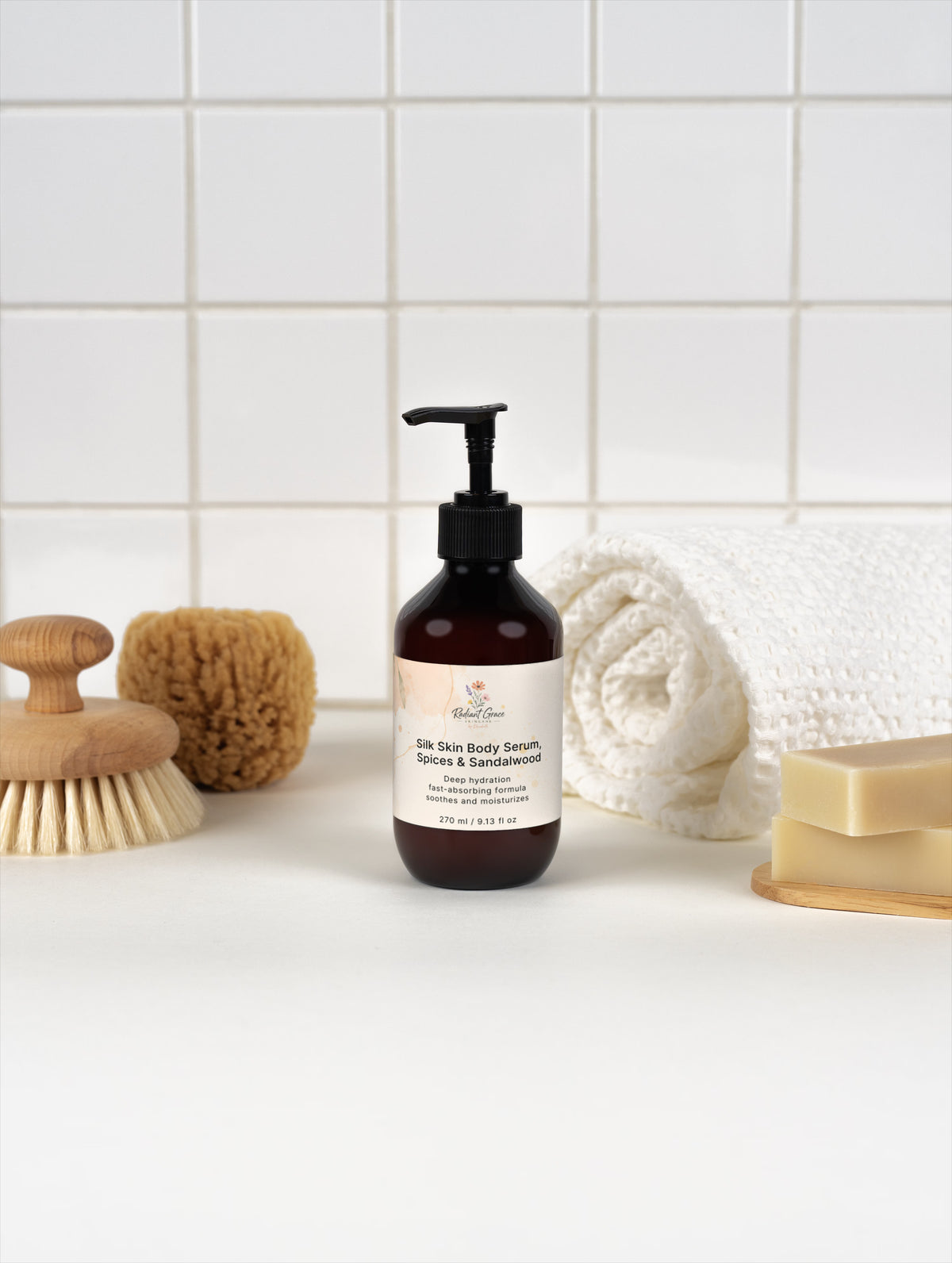 Silk Skin Body Serum, Spices & Sandalwood